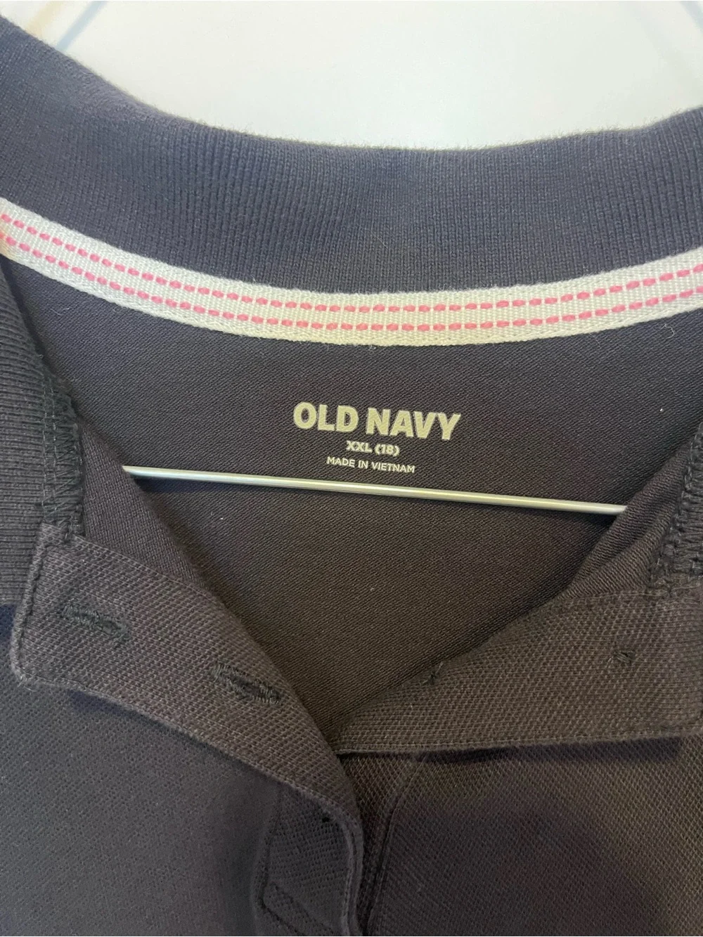 Old Navy Black Uniform Polo